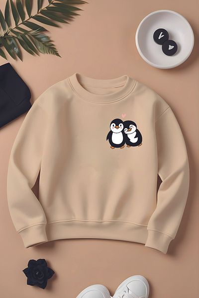MYADA Παιδική μπλούζα Penguin Friends New Season Oversize - 12427