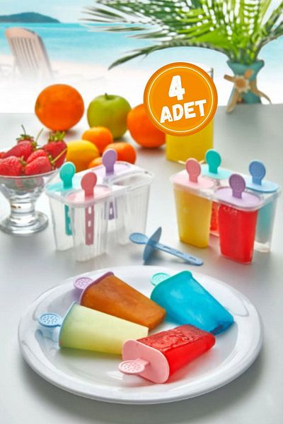 WAPPA 4-Piece Children's Ice Cream and Ice Cream Mold - Practical Ice Mold