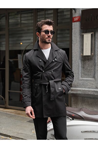 Genel Markalar Erkek Kruvaze Trençkot