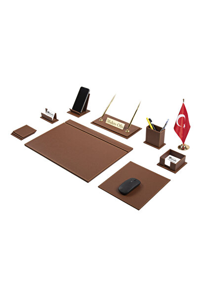 Makroofis Set de covorașe din piele G101 - 11 piese Set complet