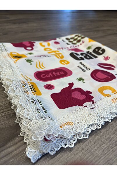 Dantelux Leke Tutmaz  Beyaz Renkli Desenli Sofra Bezi, Piknik Örtüsü, Masa Örtüsü