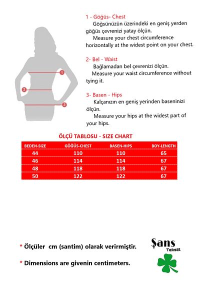 Şans بلوزة نسائية أساسية كبيرة الحجم باللون الكاكي ورقبة على شكل حرف V وأكمام طويلة 65n32855