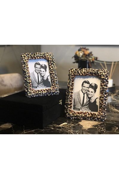 MALKOÇ HOME Metallic Daisy Frame 2pcs