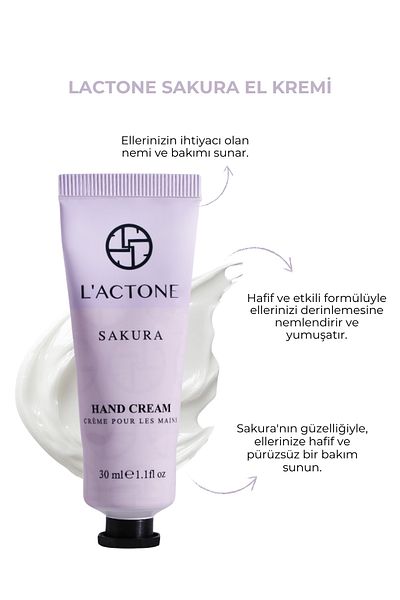 L'ACTONE Sakura Hand Cream 30 ml / Hand Cream
