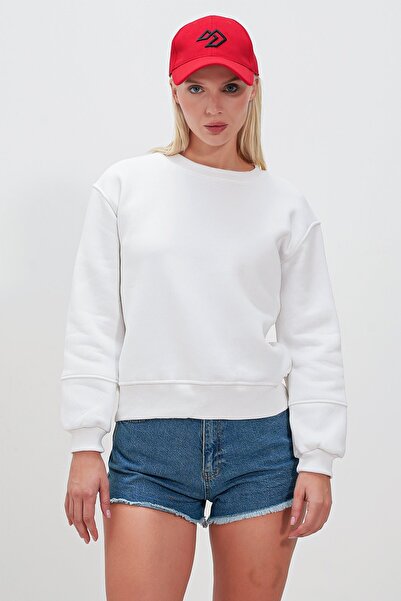 HAKKE Φούτερ με ραμμένο μανίκι με τρεις κλωστές