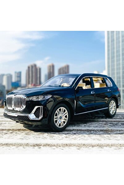scntoys BMW X7 Araba 1:24 Diecast Metal Model Araba Koleksiyon Araba Sesli Iş...