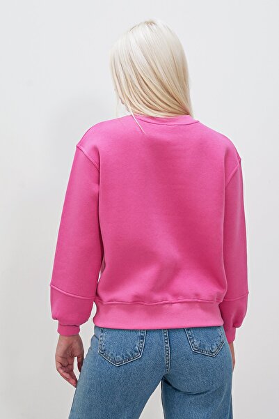 HAKKE Φούτερ με ραμμένο μανίκι με τρεις κλωστές