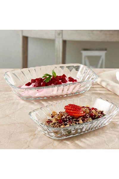 Paşabahçe 2 Piece Griddle and Bowl Set - Breakfast