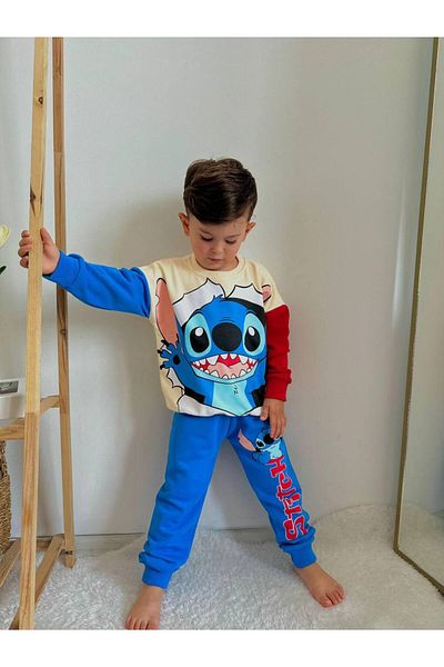CANDA Set de costum pentru băieți, cu imprimeu, jos-sus