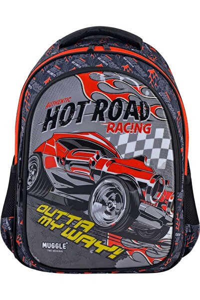 MUGGLE Mu-0136 Hot Roat Siyah Anaokulu Çantası
