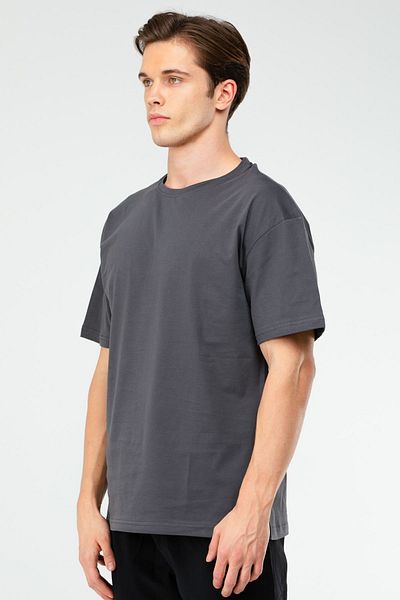 speedlife Ανδρικό μπλουζάκι Smoked Oversize 100% Cotton Crew με κοντό μανίκι Xf1582