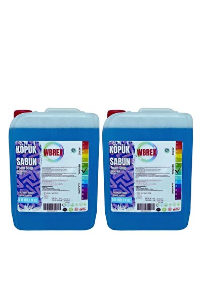 WBREX Premium Gliserinli Köpük Sabun 5 lt * 2 Adet Ekonomik Boy Okyanus Kokulu