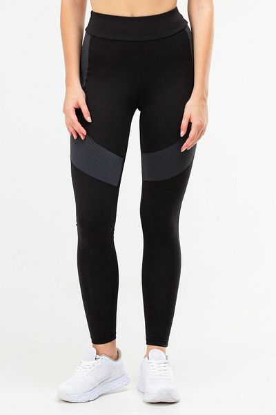 speedlife Black Slim Fit Micro High Waist Recovery Women's Leggings Sd0889