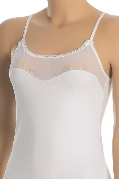 Öts Γυναικείο εσώρουχο 2 τεμαχίων Lycra από τούλι λευκό