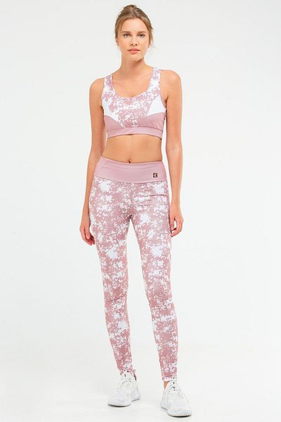 speedlife Set de jambiere de damă cu talie înaltă, slim fit, cu gât deschis, Sb06341