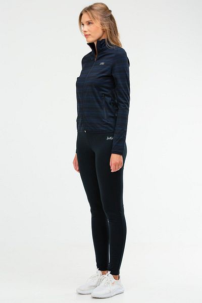 speedlife Set de jambiere pentru femei, albastru bleumarin, slim fit, din material pentru scufundări Sa22961