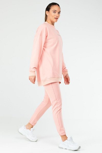 speedlife Crew Neck Powder Cotton Γυναικεία Φούτερ Σετ τουνίκ - Sa2619