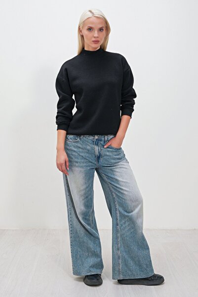 HAKKE Üç Iplik Kol Dikiş Detay Sweatshirt