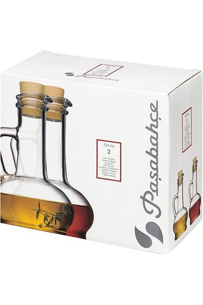 Paşabahçe Olivia 260 Cc 2 Piece Olive Oil Oil - Oil and Vinegar Set