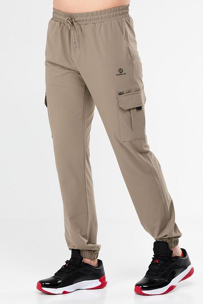 speedlife Ανδρική φόρμα αθλητικής φόρμας Oil Green Regular Cargo Pocket Rubber Leg Xd01601