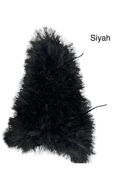 gcstore Black Shift Plush Shift Tassel