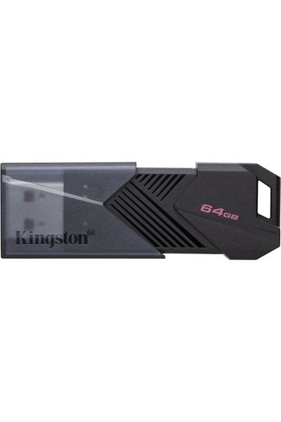 Kingston ذاكرة فلاش Dtxon-64Gb 64 جيجا بايت محمولة بمنفذ USB 3.2 Gen 1 Datatraveler Exodia Onyx