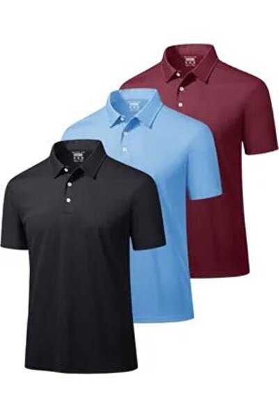Ümiteks world of clothes Triple Polo Collar Lacos Short Sleeves