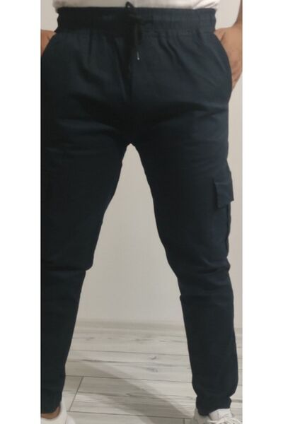 Fırsatbutik Erkek Petrol Yeşili Kargo Cep Pantolon