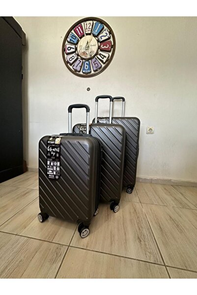 mygeppetobag %100 ABS KULLANIŞLI RENKLİ 3'lü SET VALİZ
