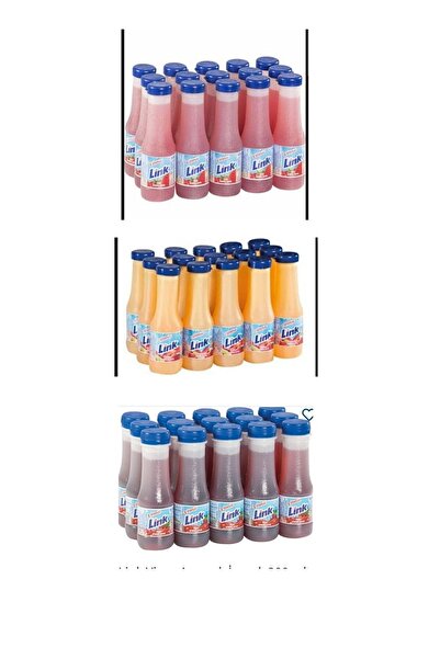 Ülker Link Şeftali Çilek Vişne Aromalı Içecek 3x15 Adet