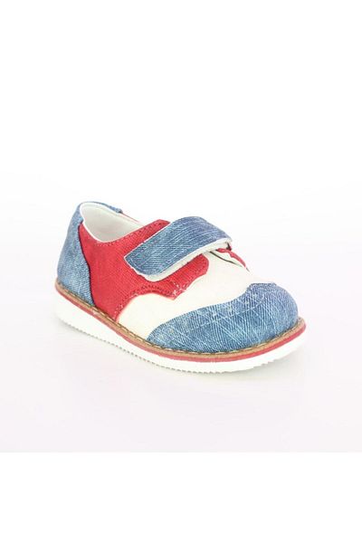 Miss Junior Orthopedic Classic Denim Blue White Red Stylish Comfortable Summer Boys' Shoes