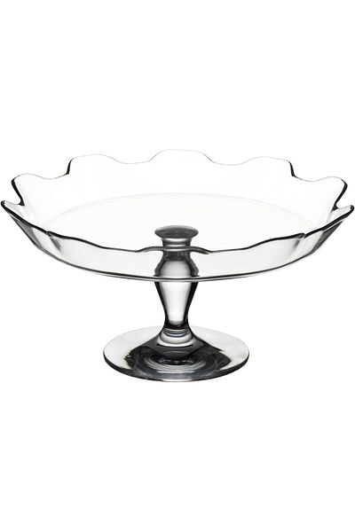 Paşabahçe 32 cm Patisserie Footed Presentation Plate