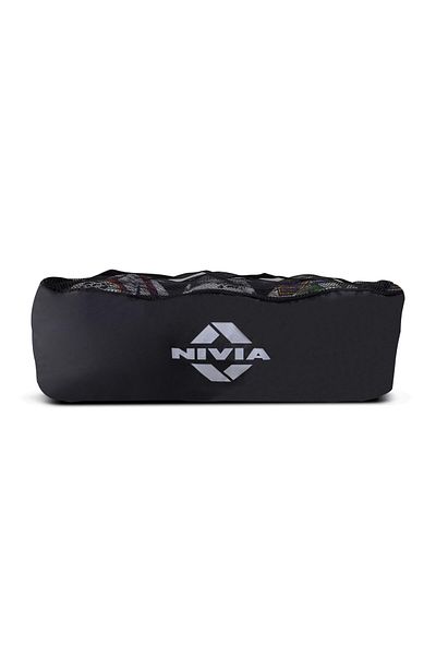 Nivia 5127BLK Balls Carrying Bag (Black)  | upto 6 Balls | Polyester | Good For Gym
