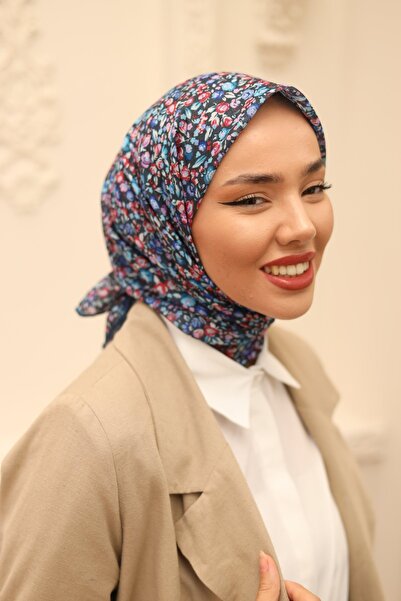 Silk Home Soft Cotton Carnation Patterned Scarf