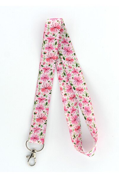 YİĞİTBAŞI Çiçek11 Desen Boyun Ipi Ve Telefon Askısı Okul Hastane Asçı Güvenli...