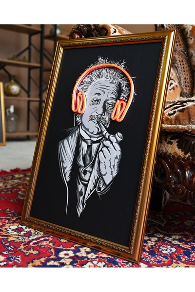Neon Einstein Dekoratif Tablo