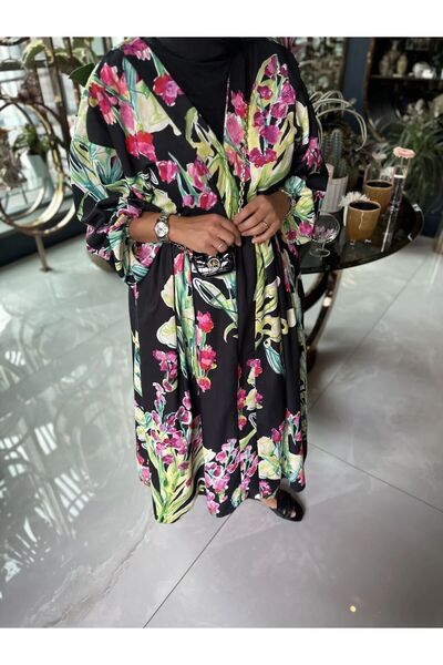 Ahra SPECIAL DESIGN DRESS WITH FLORAL PATTERN