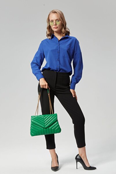 Morpelikan Γυναικεία τσάντα ώμου με καπιτονέ με χρυσό λουράκι αλυσίδας - Τρία διαμερίσματα