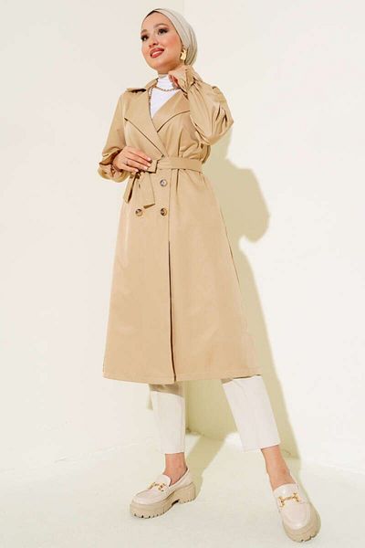 YILMAZBARMAZ TRENCH ELASTIC DAMĂ MÂNECĂ