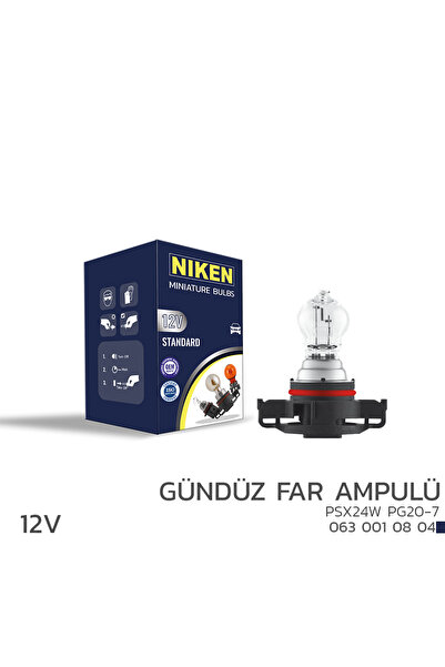 Niken 12V PSX24W GÜNDÜZ FAR AMPULÜ (PG20-7)