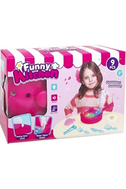 Birlik Oyuncak Sesli Işıklı Buharlı Tava -pembe