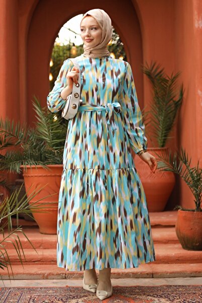 Gizce Leilla Turquoise Dress