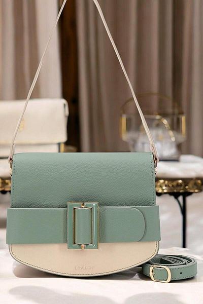 Levidor Faux Leather Special Color Shoulder Bag - Hand and Arm Detail, 930170 .Yşlkrm