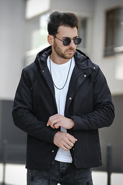 Oksit Чоловіче пальто Quito Slim Fit з капюшоном та водовідштовхувальним просоченням для багажу Детальніше