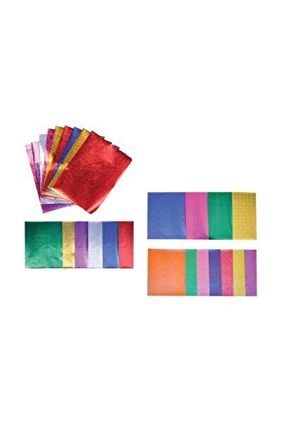 Genel Markalar Keskin Hologram Yıldızlı A4 Elişi Kağıdı 10 Lu Paket (180016)