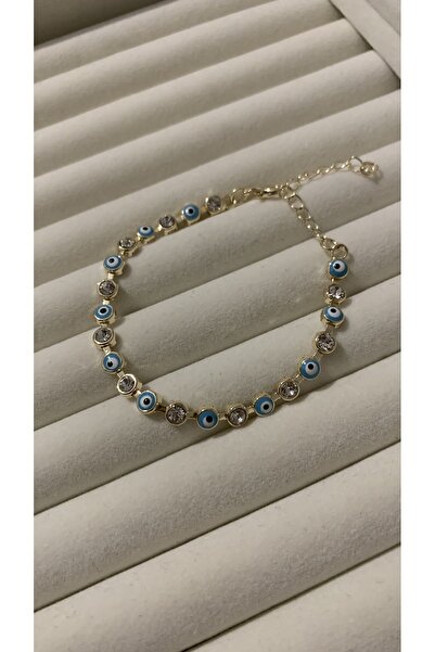KAD COLLECTION nazar boncuklu taşlı bileklik