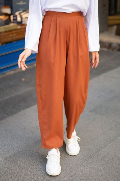 Gizce Noris Tan Trousers