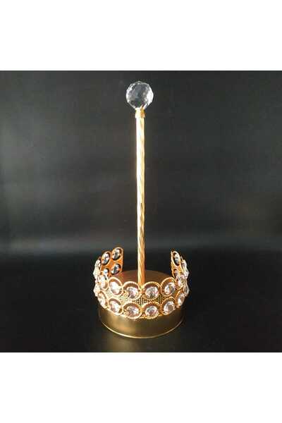 HİLALKRİSTAL LÜKS -KRİSTAL TAŞLI -RULO HAVLULUK- PEÇETELİK