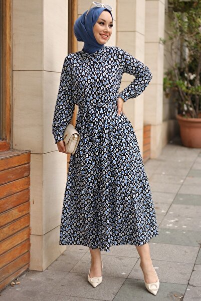 Gizce Maple Blue Dress