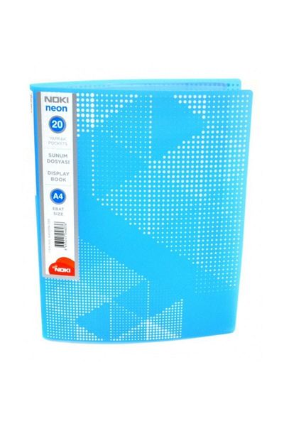 Noki Neon Series Blue 20-Piece Presentation File 64120n